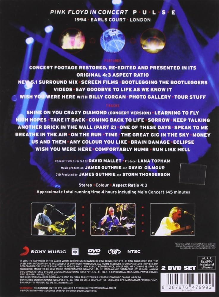 PULSE : PINK FLOYD: Amazon.com.au: Movies & TV